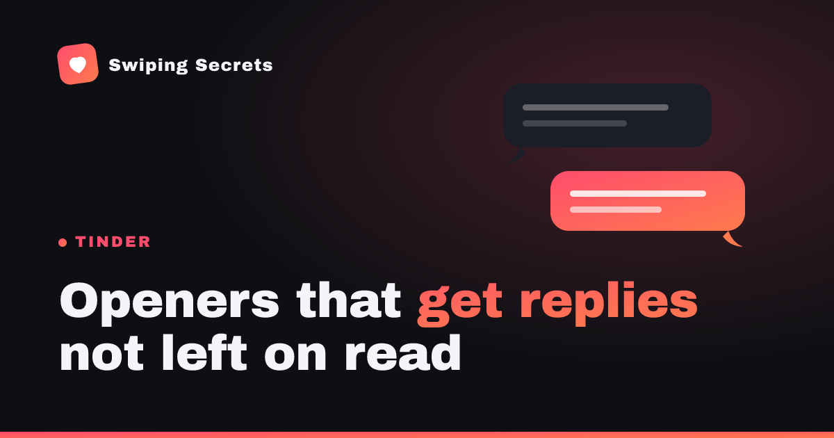 27 Tinder Openers That Actually Get Replies